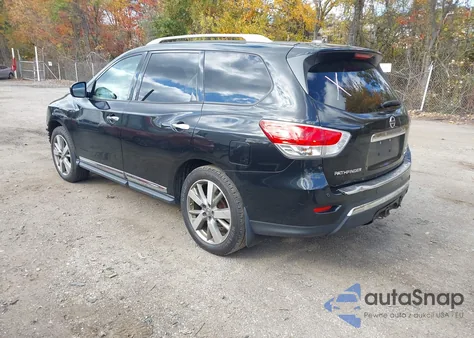 2015 Nissan Pathfinder Platinum from USA, damaged, VIN 5N1AR2MM1FC698138